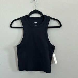 Anthropology black tank top